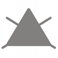   Hình tam giác đặc này có ý nghĩa trang phục bạn đang sử dụng không được phép tẩy với bất kỳ cách thức nào.  