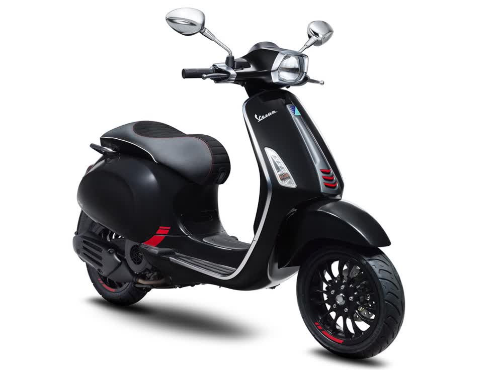 Mẫu tân binh mới của Piaggio: Vespa Sprint Carbon 2019