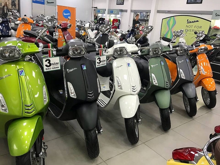 Vespa là dòng xe nổi tiếng của Piaggio