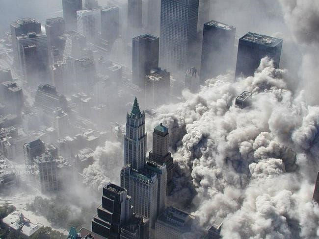 Trong ảnh là quang cảnh thành phố New York nhìn từ trên cao sau khi khu phức hợp Trung tâm Thương mại Thế giới sụp đổ. Ảnh: AFP.