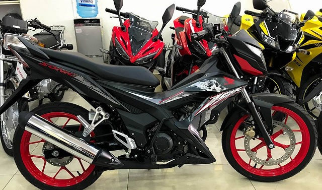 Giá xe máy Honda Sonic 150R tháng 9/2019: Các phiên bản màu Trắng, Đen mâm đỏ tăng giá