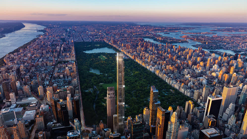 Central Park Tower trở thành tòa nhà dân cư cao nhất thế giới. 