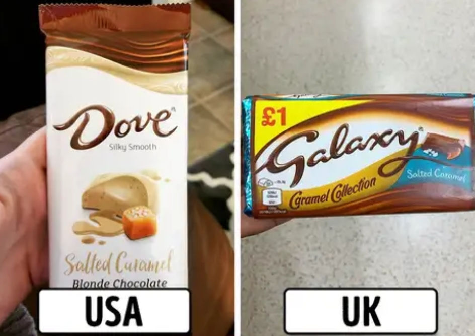  Dove ở Mỹ và Galaxy ở Anh đều khởi nghiệp như một công ty độc lập. Năm 1986, Mars - công ty mẹ của Dove đã mua lại thương hiệu Galaxy nhưng họ lại quyết định chọn giữ tên địa phương vốn đã nổi tiếng này. Ngày nay, bạn cũng có thể mua một thanh chocolate Galaxy ở Ireland, Úc, các nước Trung Đông và Ấn Độ.  
