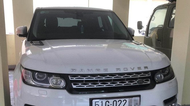  Chiếc Range Rover Evoque bị thu giữ từ Công ty Cổ phần Địa ốc Alibaba.