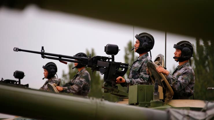 Quân đội Trung Quốc. Anh: Reuters.
