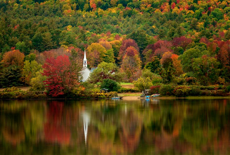   New England đồng nghĩa với mùa thu. Nhưng 