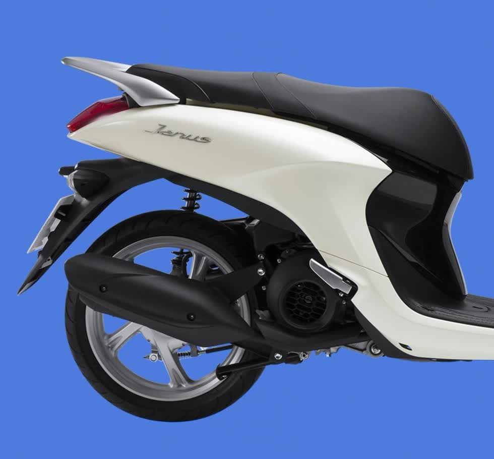 Đuôi xe máy Yamaha Janus chưa tạo được nhiều ấn tượng cho người mua.