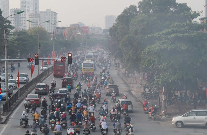 Báo cáo về chỉ số ô nhiễm môi trường ở Hà Nội năm 2019 cố số liệu trùng với năm 2005.