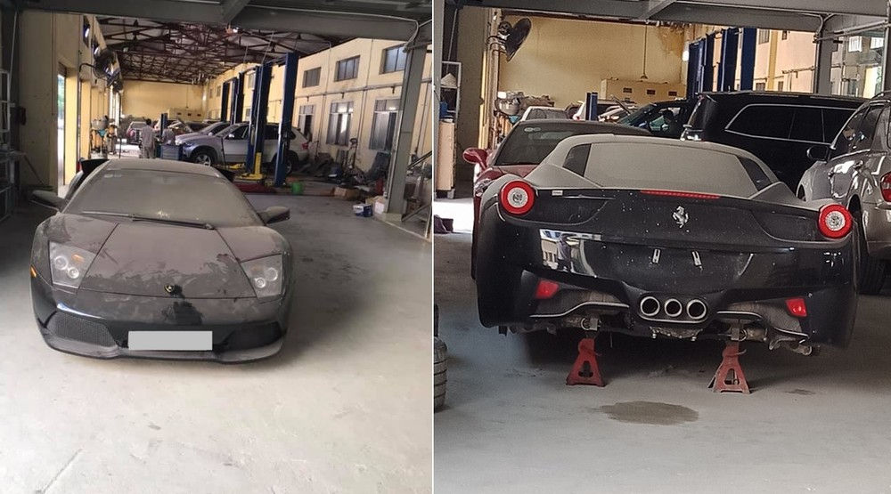   Dàn siêu xe của một doanh nhân Hà Nội nằm phủ bụi tại garage khiến cư dân mạng xót xa   