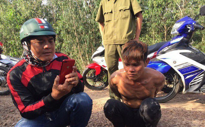   Hiệp sĩ Nguyễn Thanh Hải bắt đối tượng trộm xe máy khi chạy qua địa phận huyện Củ Chi. Ảnh: Vietnamnet.  