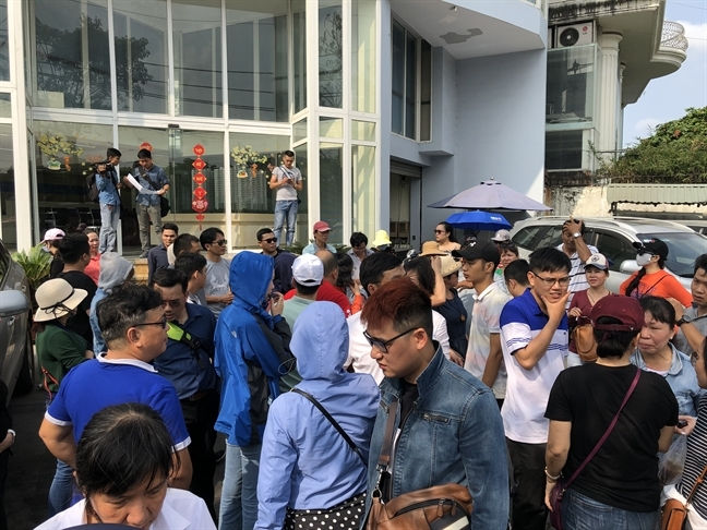 Đầu 2019, hàng trăm người cũng đã kéo đến trụ sở Công ty Thái Bảo vì lý do tương tự