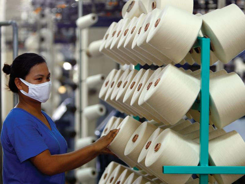 Trung Quốc và Hàn Quốc là hai thị trường xuất khẩu xơ, sợi dệt chủ lực của Việt Nam.