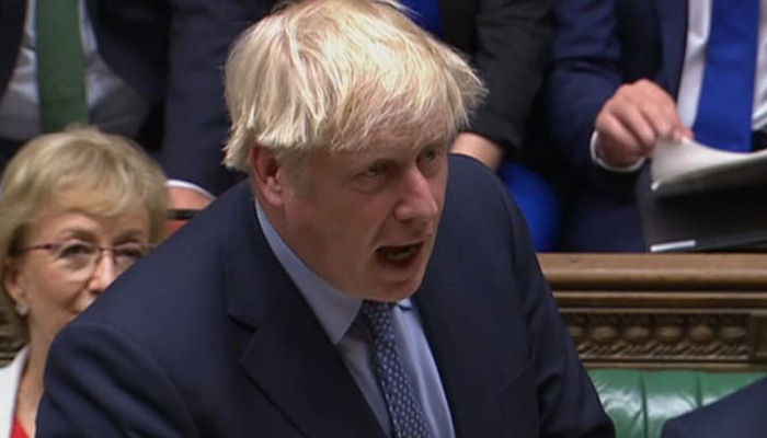 hủ tướng Anh Boris Johnson phát biểu trước Quốc hội nước này - Ảnh: Getty/CNBC.