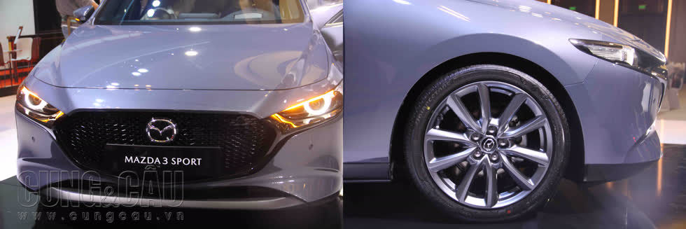 Cận cảnh bộ đôi Mazda 3 ‘xịn sò’ với phiên bản màu mới