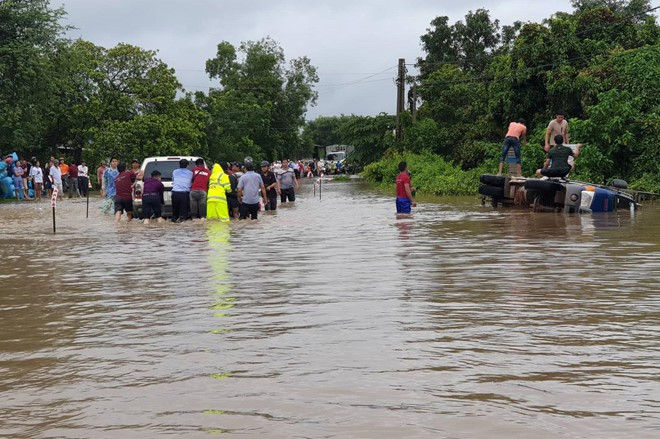 Nhiều khu vực ở Đắk Lak bị ngập do mưa lớn. Ảnh: T.N