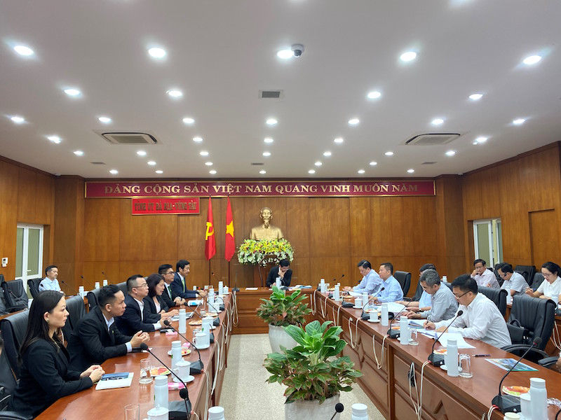 Thường trực Tỉnh ủy tỉnh Bà Rịa-Vũng Tàu họp với Tập đoàn Novaland.
