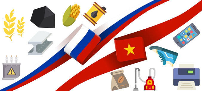 Việt Nam là đối tác thương mại lớn nhất của Nga trong số các quốc gia ASEAN.