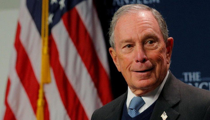 Ứng cử viên Tổng thống Mỹ Michael Bloomberg - Ảnh: Reuters.