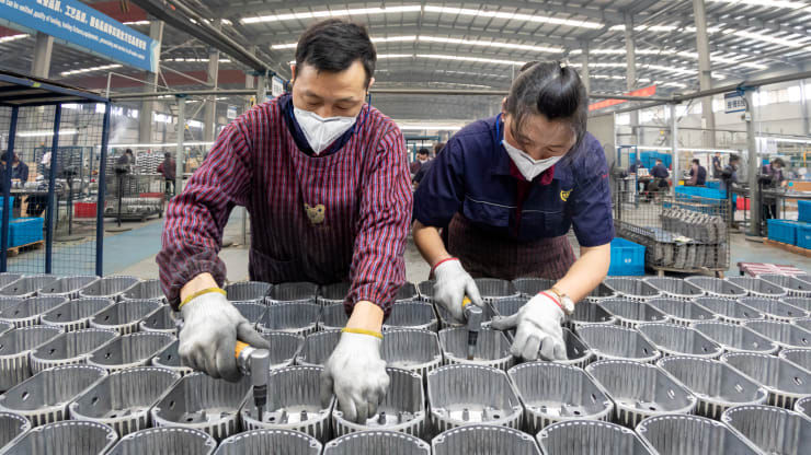 Một nhà máy công nghiệp ở Trung Quốc.
