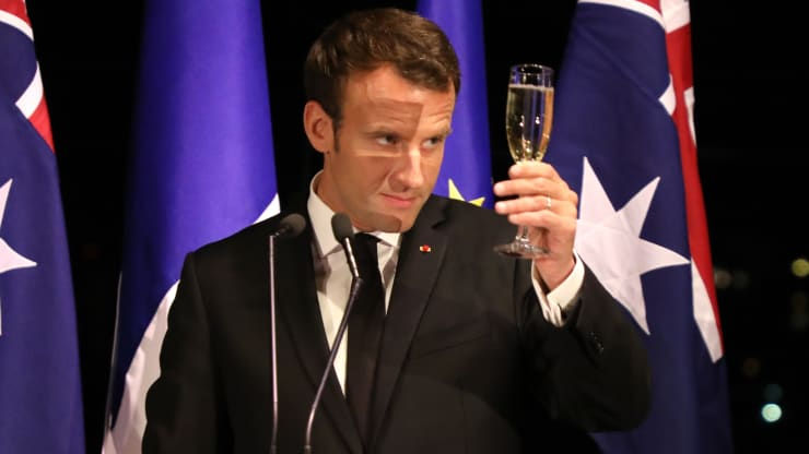 Thủ tướng Pháp Emmanuel Macron. Ảnh: AFP.