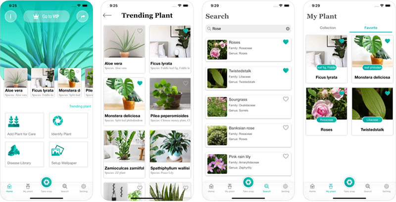 PlantFinder giúp bạn tìm hiểu và nhận diện các loại cây một cách nhanh chóng thông qua việc upload các bức ảnh lên. Ứng dụng này giúp bạn hiểu hơn về môi trường sống xung quanh và có những gợi ý thú vị cho khu vườn của bạn.