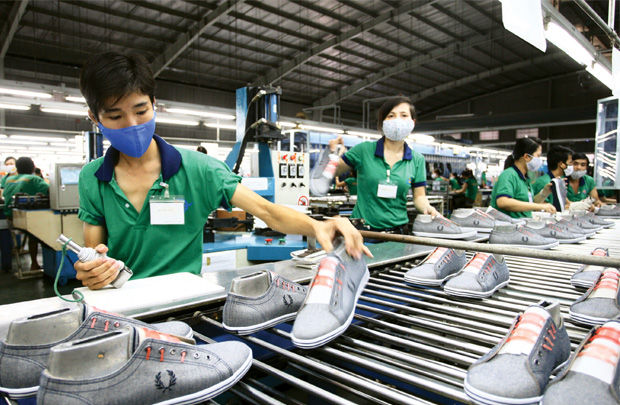 Hoạt động xuất khẩu của ngành da giày đang tăng trưởng ổn định.