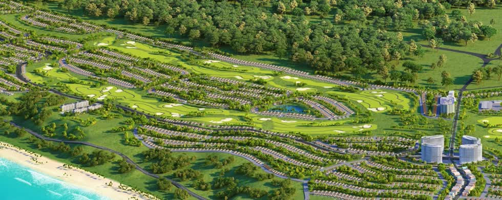 Cụm sân Golf 36 lỗ tiêu chuẩn quốc tế tại NovaWorld Phan Thiet.