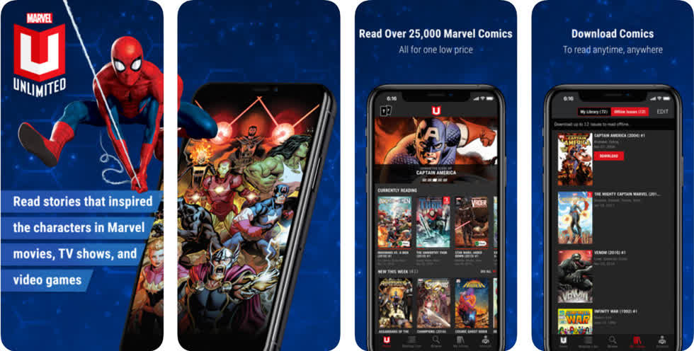 Marvel Unlimited là một thư viện comic khổng lồ với hơn 25.000 bộ truyện tranh, được tổng hợp từ thành quả trong suốt 80 năm xây dựng Vũ trụ Marvel nhé.