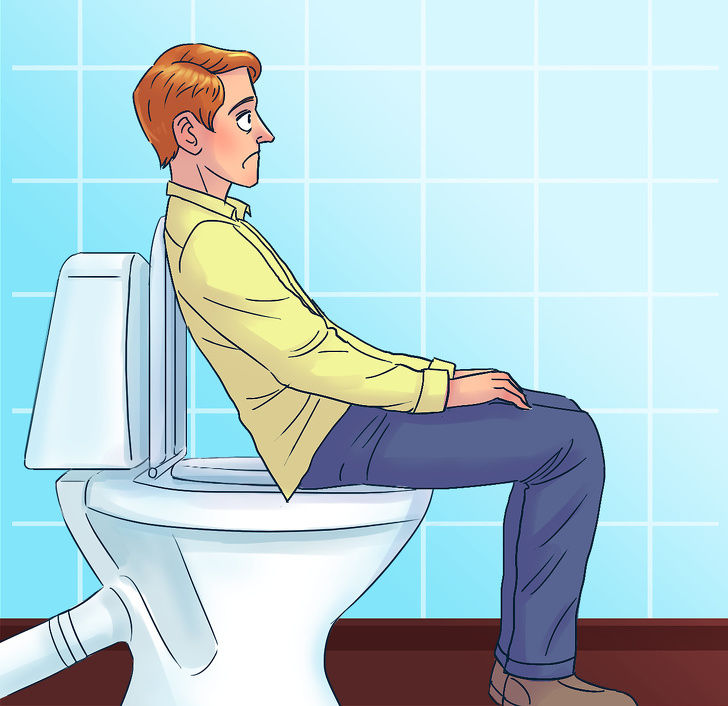 Ngồi bồn cầu khi đi vệ sinh, không phải muốn ngồi sao cũng được    