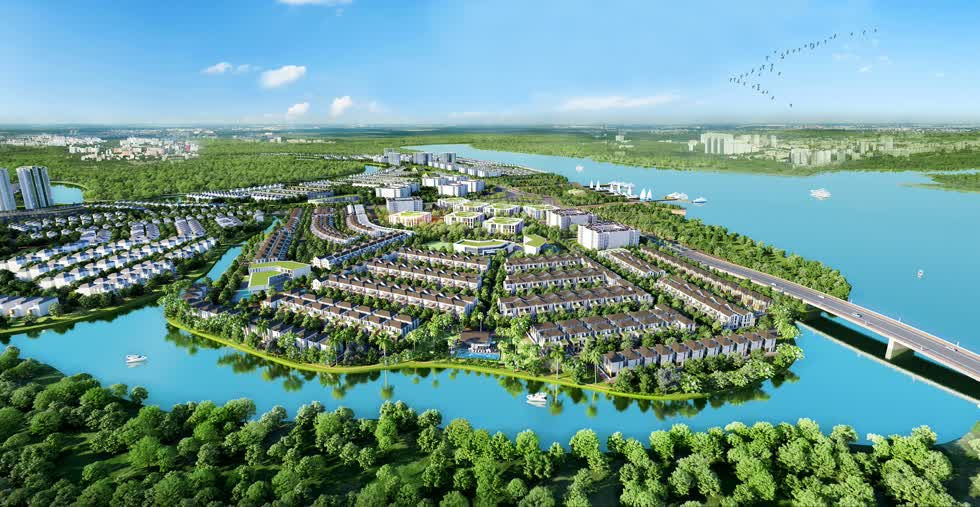 Khu đô thị sinh thái Aqua City nổi bật với quy hoạch sinh thái chuẩn mực và dành hơn 70% diện tích cho mảng xanh.