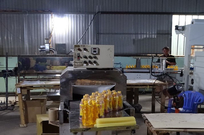 Cơ sở sản xuất nước ngọt giả.