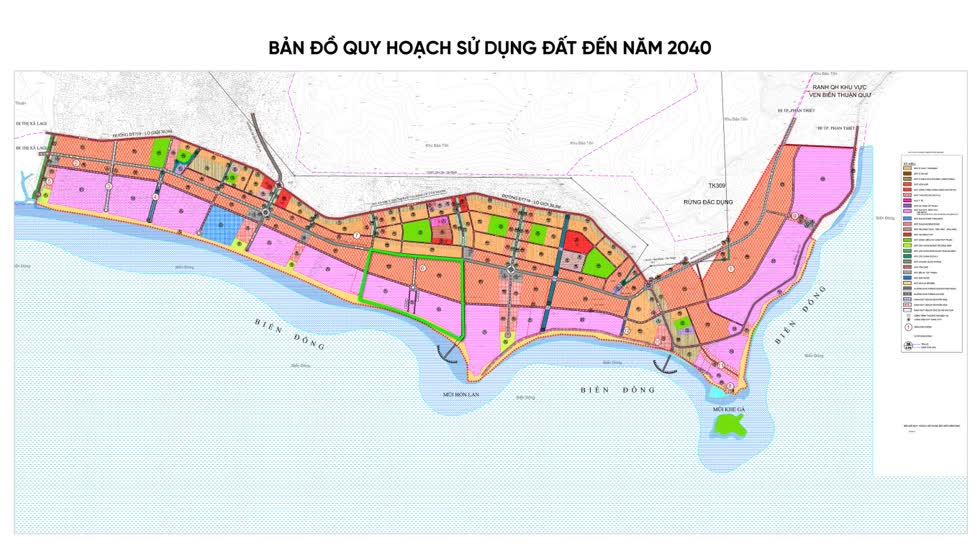 Bản đồ quy hoạch sử dụng đất của xã Tân Thành đến năm 2040 vừa được công bố cho thấy bức tranh toàn cảnh của khu vực Kê Gà trong tương lai.