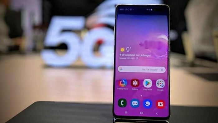  Điện thoại Galaxy S10 5G. (Nguồn: Cnet)