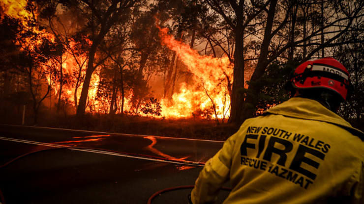 Đây là cuộc khủng hoảng cháy rừng tồi tệ nhất ở Australia trong nhiều năm trở lại đây - Ảnh: EPA/BBC.