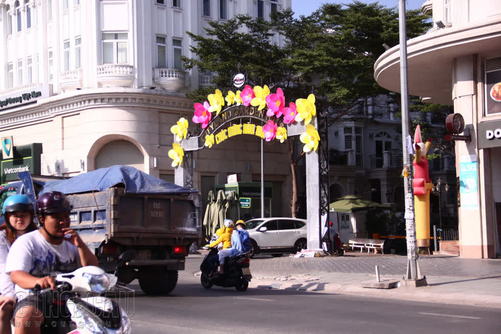 Hình ảnh ghi nhận tại đường Phan Văn Trị quận Gò Vấp