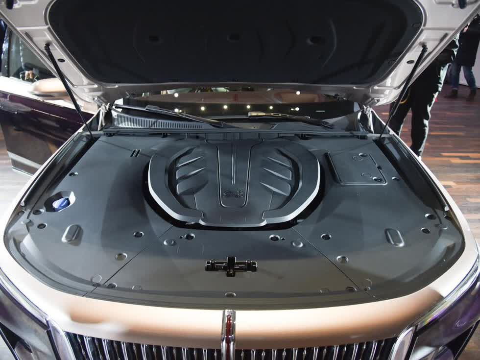 Tại thị trường ô tô Trung Quốc, Hồng Kỳ H9 sẽ có 2 tùy chọn động cơ. Đầu tiên là máy xăng 4 xi-lanh, tăng áp, dung tích 2.0 lít, tạo ra công suất tối đa 252 mã lực và mô-men xoắn cực đại 380 Nm. Thứ hai là động cơ xăng V6, siêu nạp, dung tích 3.0 lít, sản sinh công suất tối đa 272 mã lực và mô-men xoắn cực đại 400 Nm. H9 đồng thời là mẫu xe đầu tiên của Hồng Kỳ dùng động cơ siêu nạp.