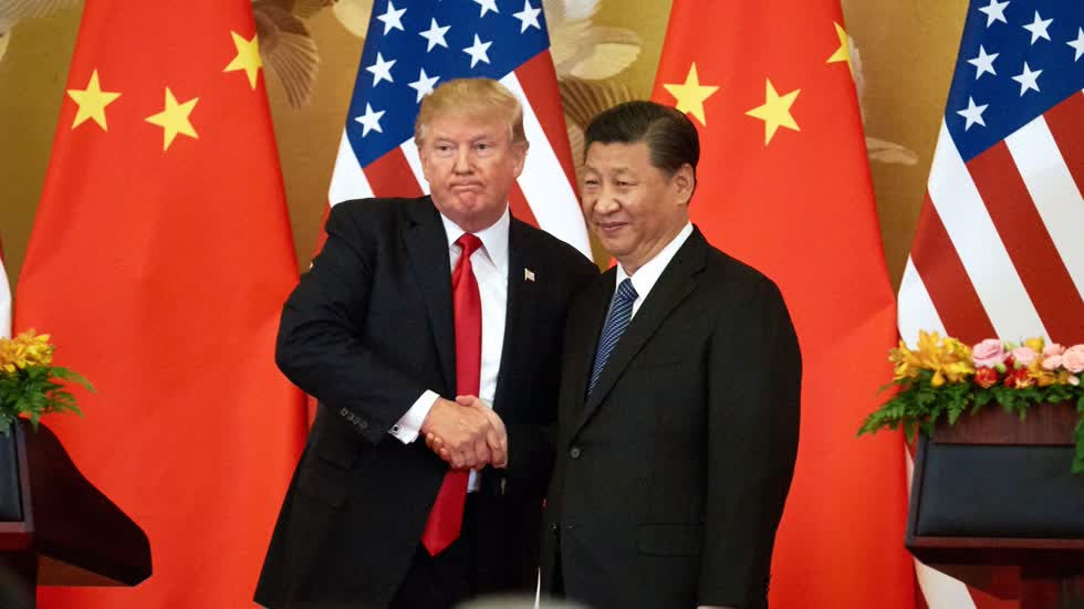 Tổng thống Donald Trump và Chủ tịch Trung Quốc Tập Cận Bình.
