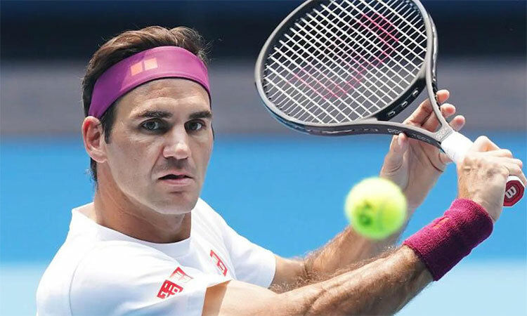 Federer sẽ chạm mốc 100 trận thắng tại Australia Mở rộng nếu vào tới vòng bốn. Ảnh: AP.