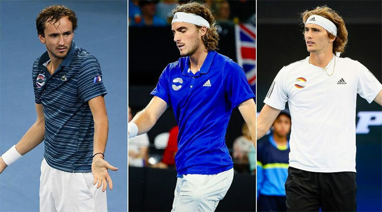 Medvedev, Tsitsipas và Zverev được kỳ vọng sẽ vươn lên thách thức bộ ba quyền lực Nadal - Djokovic - Federer từ Australia Mở rộng năm nay.