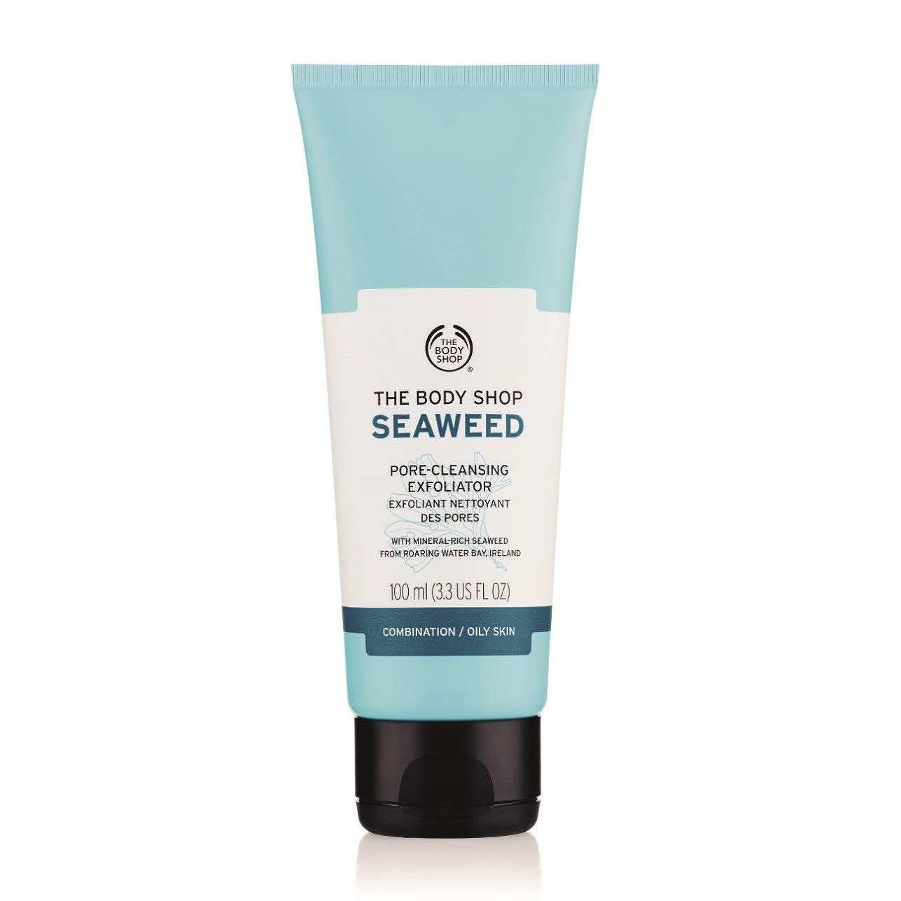   THE BODY SHOP Seaweed Pore-Cleansing Facial Exfoliator giúp loại bỏ tế bào chết và bụi bẩn, làm sạch lỗ chân lông.   