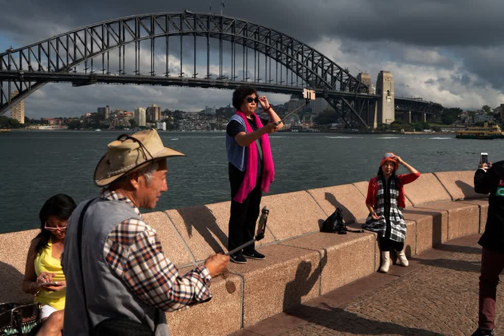 Du khách Trung Quốc ở Sydney, Australia, năm 2019. Ảnh: New York Times.