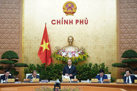 Thủ tướng Nguyễn Xuân Phúc chủ trì phiên họp Chính phủ thường kỳ tháng 1/2020