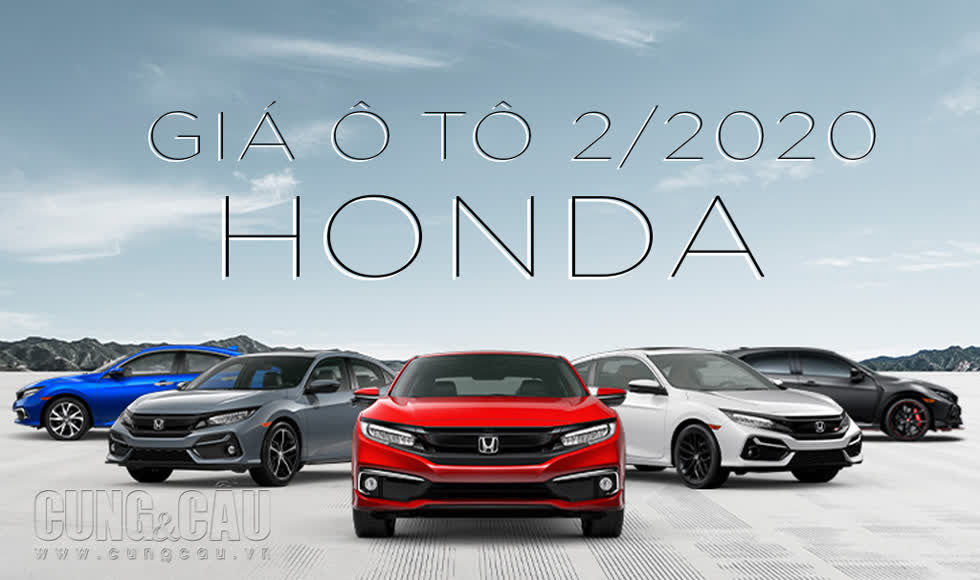Giá ô tô Honda tháng 2/2020: City từ 559 triệu đồng