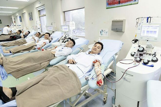Viện Huyết học - Truyền máu Trung ương vận động nhiều người hiến máu song song với tăng cường các biện pháp phòng chống dịch.