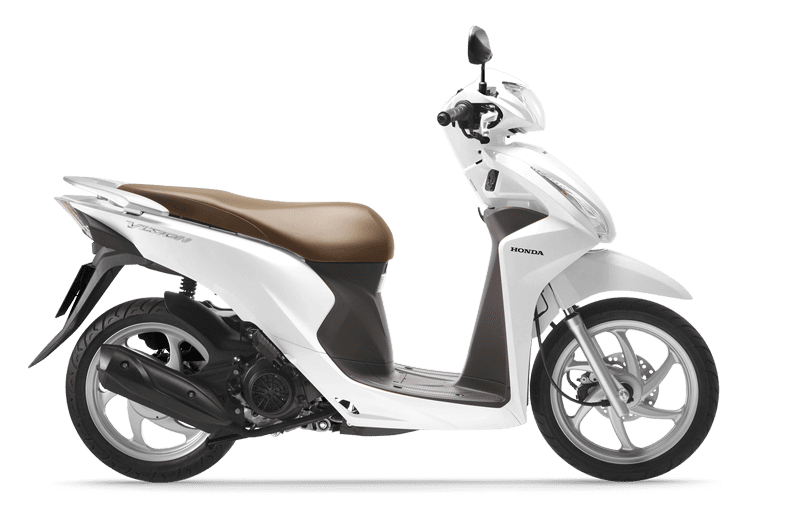 Honda Vision trắng nâu