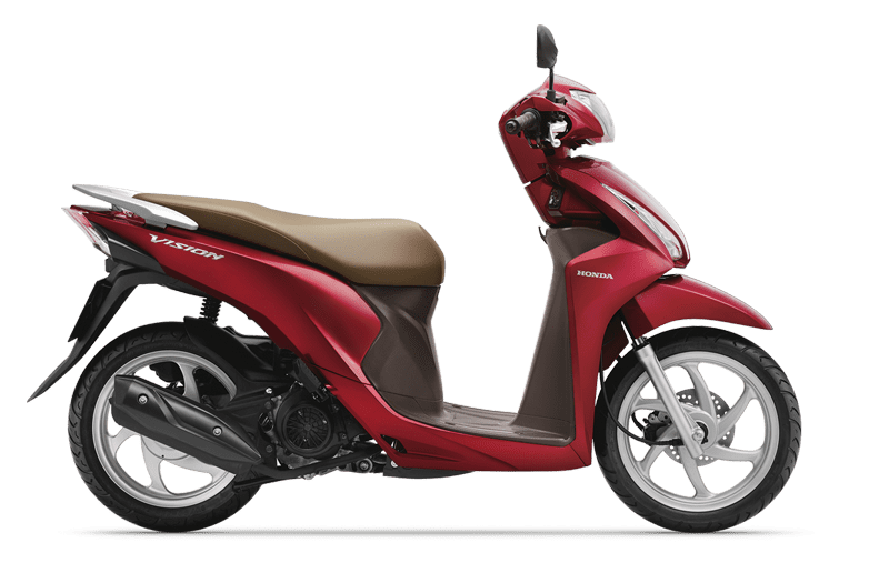 Honda Vision đỏ nâu