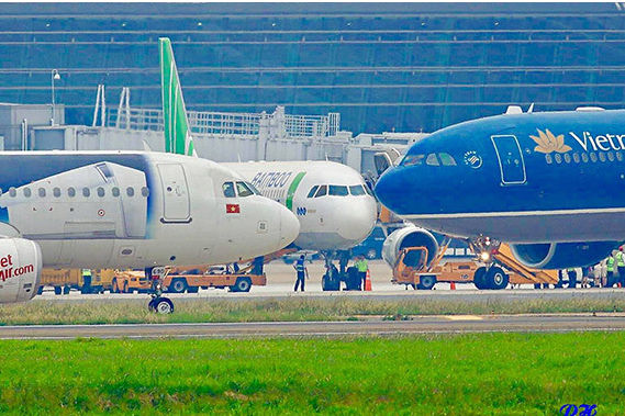4 hãng hàng không tại Việt Nam đã tạm ngưng các chuyến bay giữa Việt Nam - Hàn Quốc.