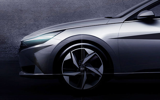 Lộ diện thiết kế coupe 4 cửa như xe sang của Hyundai Elantra 2021