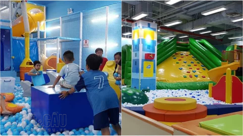 Khu vui chơi trẻ em tại Aeon Bình Tân trước và dịch COVID-19.
