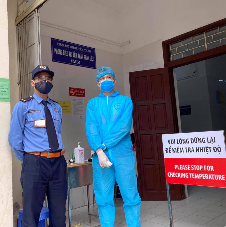 Bệnh viện Bạch Mai triển khai công tác phòng chống dịch COVID-19. Ảnh: BV Bạch Mai